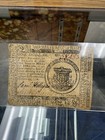 1776 United Colonies Continental Currency  1 Vf  Colonial Note Hall   Sellers