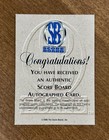 1996 Score Board Racing - Nascar Dale Earnhardt Signed - Autograph  500