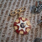 Vintage Masonic Shriners Pin Lot  7  - Rare Zenobia 35-year Longevity Pin   More