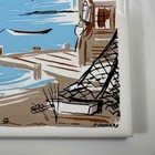 Vintage Screen Craft Seagull Ceramic Tile Coastal Wall Art Hand Decorated