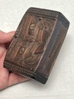 Old Vintage Genuine Maori Hand Carved Tiki Box  Tapu New Zealand Polynesian 2