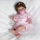 Realistic Reborn Baby Dolls Vinyl Silicone Real Newborn Girl Doll Handmade Gift