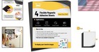 Matte Black Cuttable Magnetic Sheets 8  X 10  For Easy Crafting   Organization