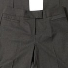 Lafayette 148 Virgin Wool Bootcut Dress Pant 8 Charcoal Gray Work Career Stretch