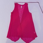 Girls Pink Sleeveless Shaw