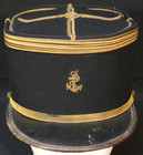 Wwii French Officers Troupes De Marine Colonial Navy Troops Kepi Hat  Bullion