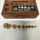 Antique Vintage Balance Scale Weights In Box