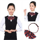 Elegant Bow Tie Women s Pre-tied Neckties Bowknot Stripe Adjustable Casual T20