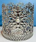New Ornate Snowflakes 3wick Candle Holder Bath   Body Works Free Ship