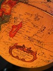 Vintage 12    Lighted Globe Lamp Harig Gieseking Denmark Mcm Illuminated World Map