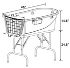 Shelandy 45  Elevated Pet Bathtub Grooming Station Dog Bathing Wash Bath Tub 150