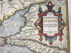 Black Sea 1624 Abraham Ortelius Large Nice Antique Map 17th Century
