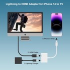  apple Mfi Certified  Apple Lightning To Hdmi Adapter For Iphone To Tv  Lightnin