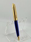 Waterman Edson Sapphire Blue Gold Rollerball  Pen