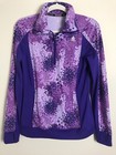 Adidas Women s Climawarm 1 4 Zip Pullover Jacket-purple Print-size Small