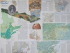 Vintage National Geographic March 1991 Map Making Of Canada - Quebec  Fs