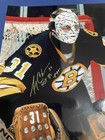 Boston Bruins Gerry Cheevers  30 Signed Torso Custom 11x14 W  Hof 85      s Coa