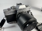 Minolta Srt Sc-ii 35mm Slr Film Camera Lot 3 Lens   Flash Tested New Battery