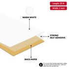 White Pvc 1 Inch X 25 Ft Edge Banding Tape Peel Stick Adhesive Trim