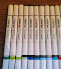 Copic Sketch Alcohol Markers Lot Of 38 Dual Tip Assorted Colors Art Pen Set