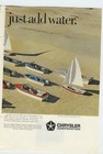 Chrysler 38 Models Of Boats 1968 Just Add Water 2 Pages 1968 Vintage Ad 