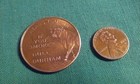 Vintage Bull Durham Heads You Win   Tails You Lose  Tobacco Token Copper Coin
