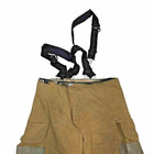 42x30 42r Janesville Lion Brown Firefighter Turnout Pants With Suspenders P1456