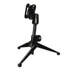 Table Microphone Tripod Stand Adjustable Metal Desktopmic Clamp Clip Holder Eff