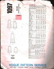 1097 Vintage Vogue Sewing Pattern Misses Loose Fitting Unlined Cape Basic Design