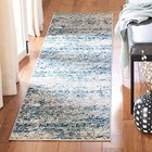 Safavieh Madison Collection Runner Rug - 2 2  X 6   Grey   Blue  Modern
