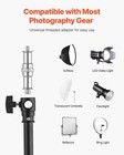 Adjustable Photography Light Stand - Air Cushioned Aluminum With Boom Arm