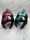 Battle Cat   Panthor Cat Helmet Set     2 Pack Red   Green Cat Cosplay Helmets