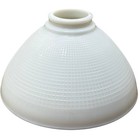 Vintage White Opal Glass Grid Pattern Light Shade 10    Pendant Fixture