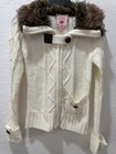Vintage Late 90s   Early 2000s Chunky Cable Knit Zip-up Sweater From Pink Republ