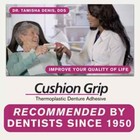 Cushion Grip Thermoplastic Denture Adhesive  1 Oz   Pack Of 3  Make Your Denture