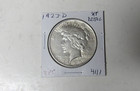 1923-d Peace Silver Dollar Xf Harshly Cleaned Denver Mint Free Shipping  6 18 