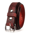 Men s Genuine Buffalo Leather Belt Full Grain Work Made In Usa By Amish 1 25 