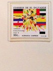 Salvador Sc 1236-42 1245 Nh Set overprint Of 1990 - Soccer -  rm26 