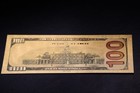 5 Pack - 24k Gold Plated Foil  100 Dollar Bill Collectible Novelty Gift