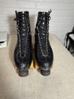 Vtg Riedell Chicago Custom Roller Skates Black Size 12