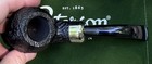 Army Filter Sandblasted Bent Apple  xl02  Fishtail 9mm Filter Tobacco Pipe - New