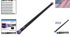 Heavy-duty 20lb Workout Bar With Comfort Grip - Ideal For All Fitness Levels