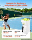 Vevor Tennis Ball Machine 4h Runtimeand110 Ball Capacity Auto Ball Launcher