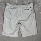 Adidas Golf Shorts Mens 38 Light Gray Polyester Stretch Performance