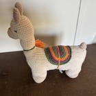 Pebble   Natural Llama Rattle   Crochet   Fair Trade   Pretend   Imaginative
