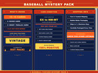 Value Vintage Mystery Pack  3  Rookies - 2  Inserts  10-15 Cards  