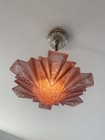 Antique Vintage Art Deco Ceiling Light Fixture Consolidated Martele  Modernizer