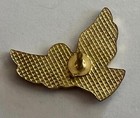 Vintage Red Enamel Dove Bird Lapel Or Hat Pin