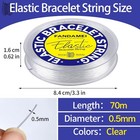 5mm Elastic Bead Cord Crystal Stretch Bead Cord Set 0 5mm Elastic String