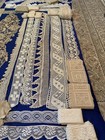 Large Lot Of Rolled Antique Lace  